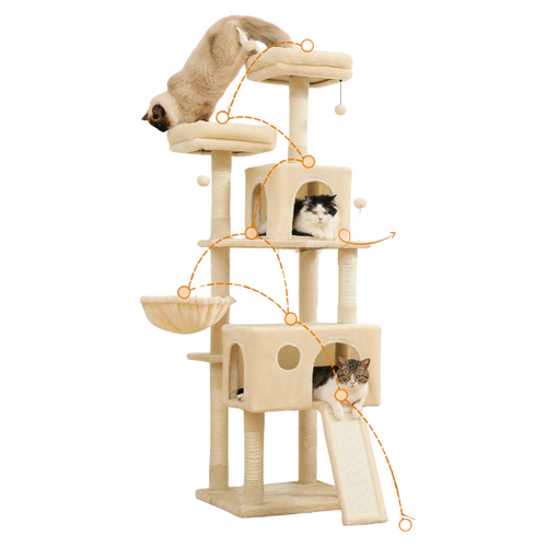 Arbre à Chat 160 cm Multi Niveaux