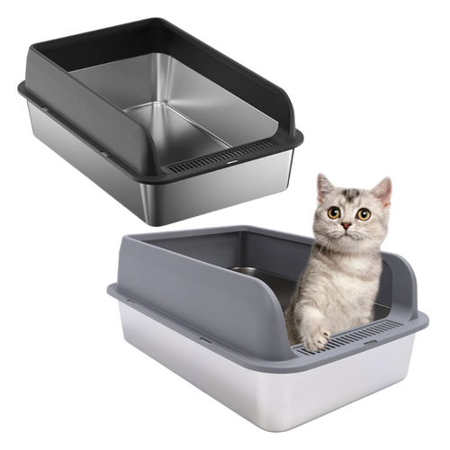 Bac Litière Inox Chat
