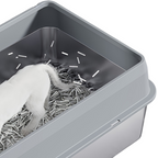 Bac Litière Inox Chat