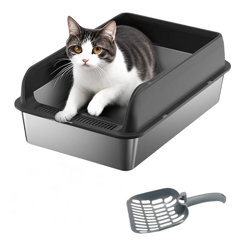 Bac Litière Inox Chat