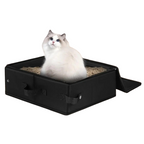 Bac à Litière Pliable pour Chat