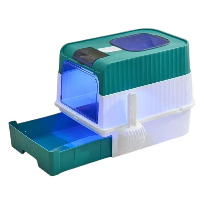 Bac à Litière Stérilisation UV pour Chat