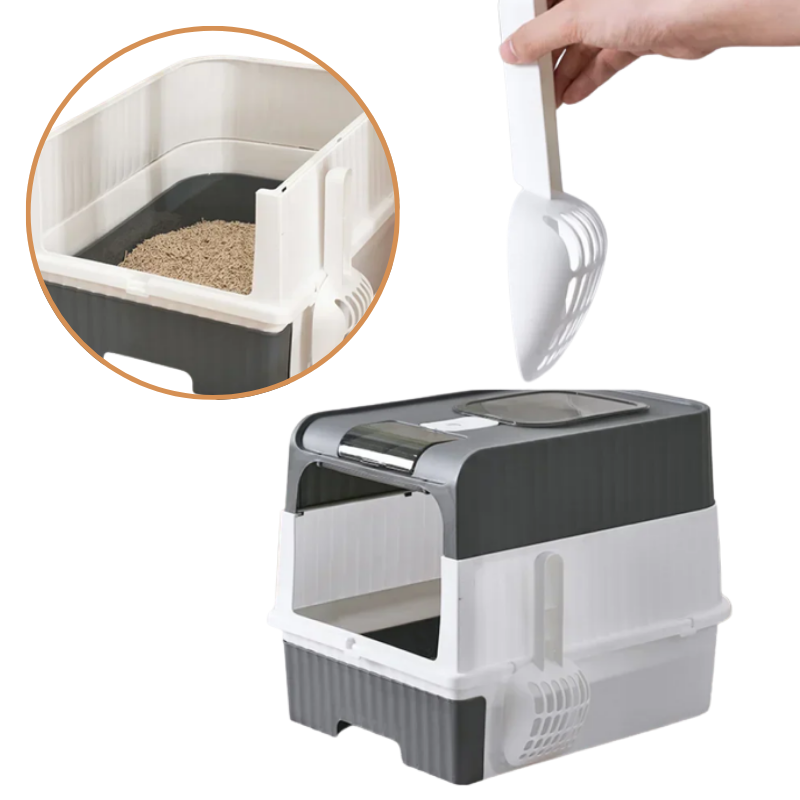 Bac à Litière Stérilisation UV pour Chat