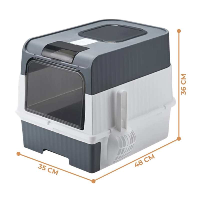 Bac à Litière Stérilisation UV pour Chat