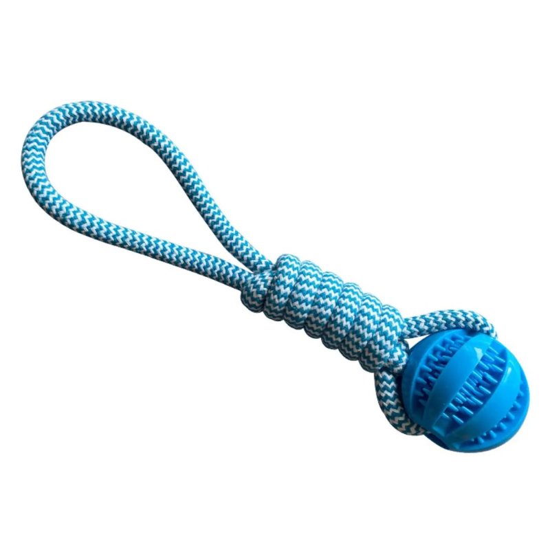 Balle À Mâcher Pour Chien Avec Corde