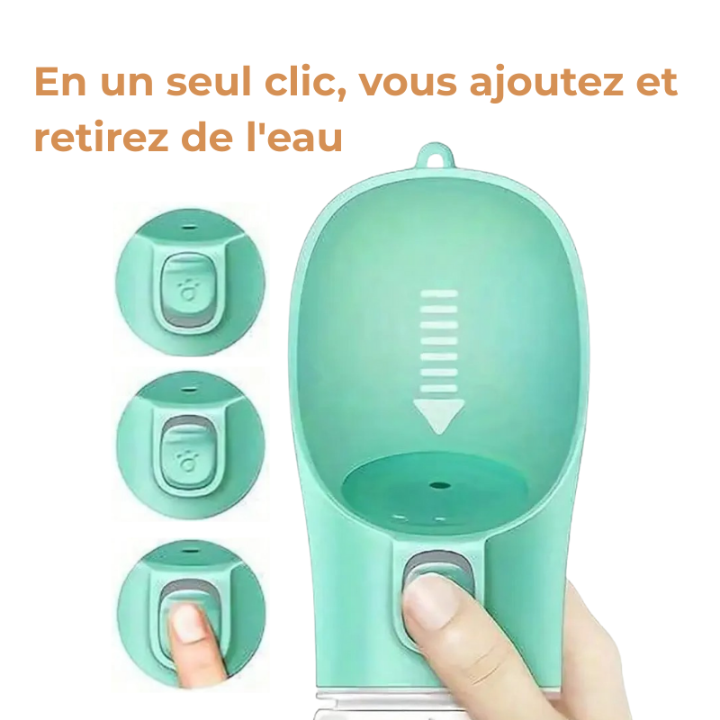 Bouteille d'Eau Portable Chien
