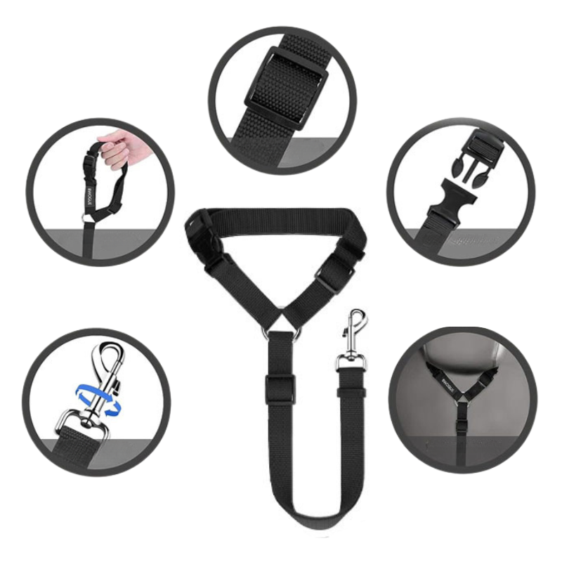 Ceinture De Securite Chien Reglable Voiture