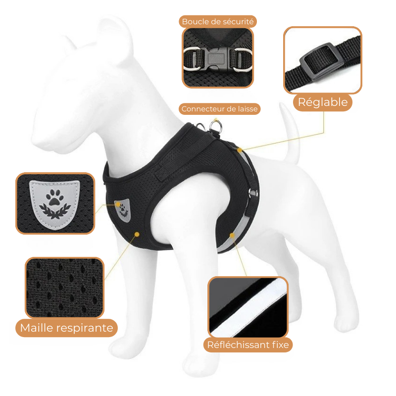 Harnais Pour Chien Et Chat Réglable