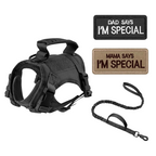 Harnais Tactique Anti-Fugue pour Chien et Chat