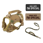 Harnais Tactique Anti-Fugue pour Chien et Chat