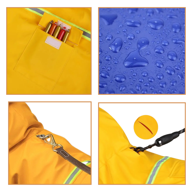 Imperméable Chien à Capuche