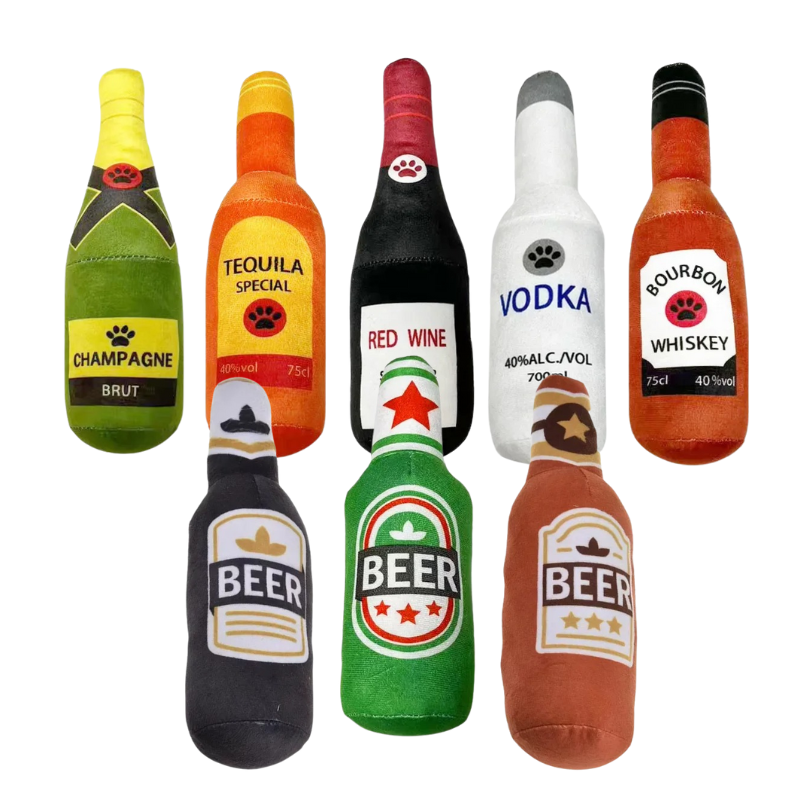 Jouet Bouteille de Bière pour Chien