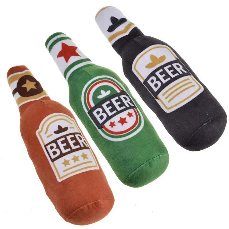 Jouet Bouteille de Bière pour Chien