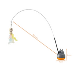 Jouet Chat Plume Avec Base