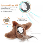 Jouet Interactif Peluche pour Chat