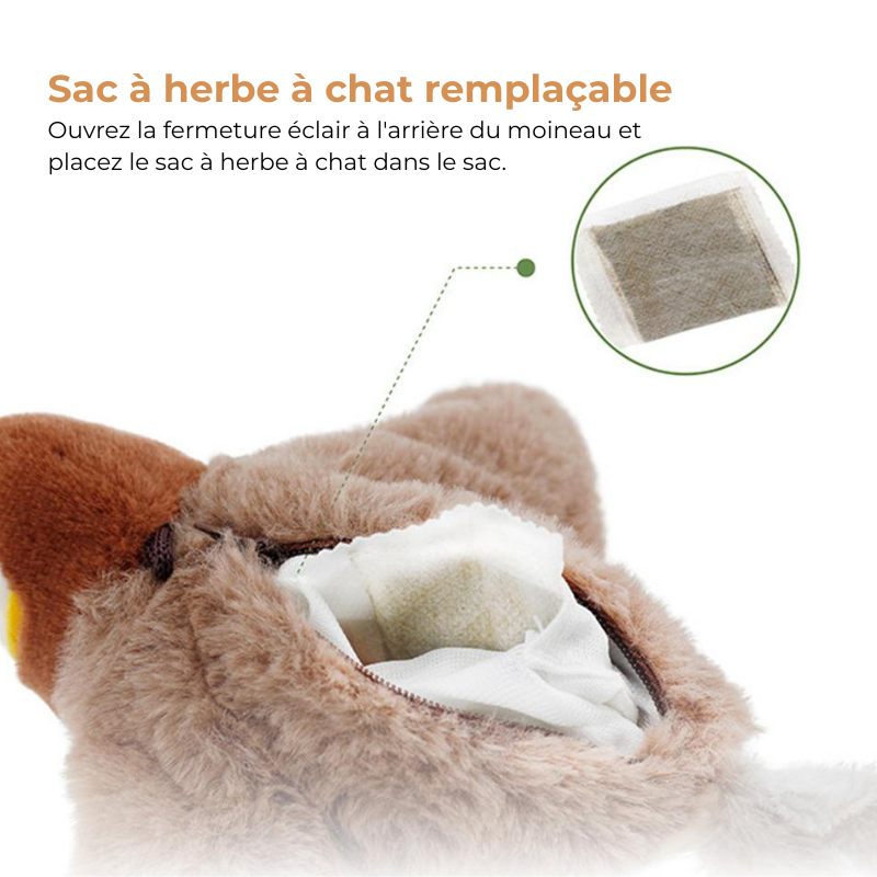 Jouet Interactif Peluche pour Chat
