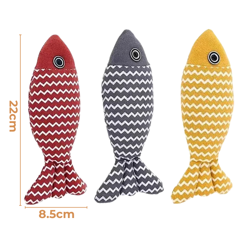 Jouet Poisson Chat Herbe à Chat