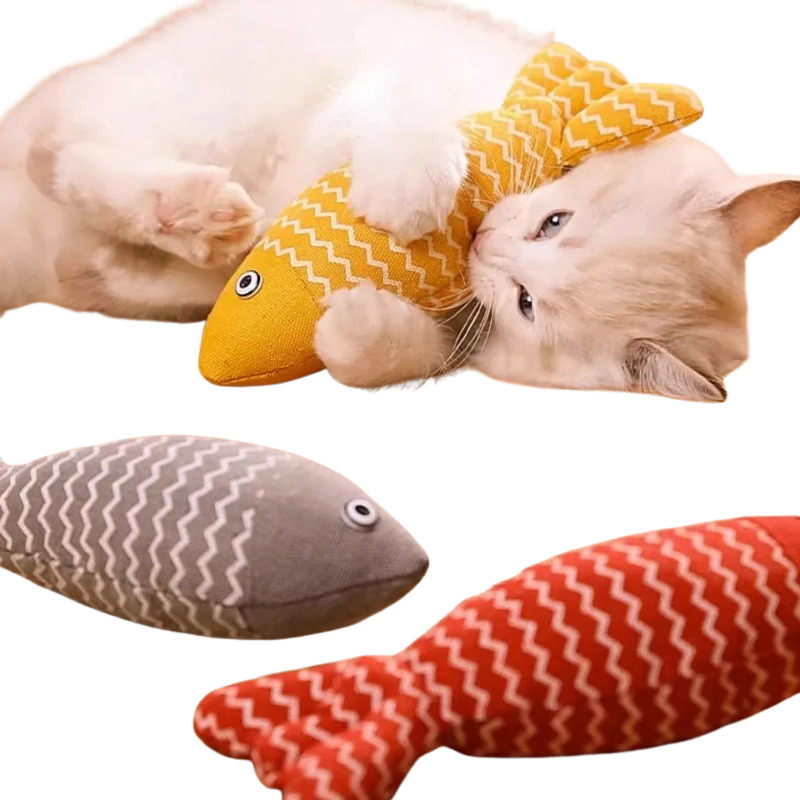 Jouet Poisson Chat Herbe à Chat