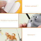 Jouet Chat Plume Avec Base