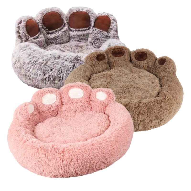 Lit Pour Chien en Forme de Patte