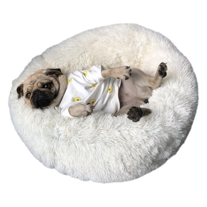 Lit Rond Ultra Doux Chien Chat