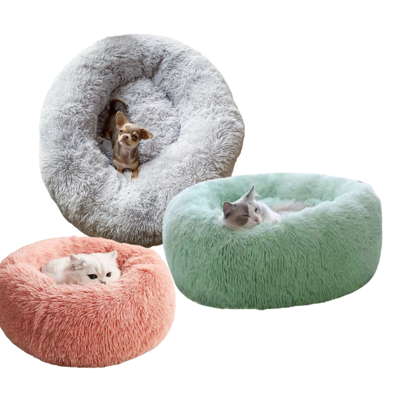 Lit Rond Ultra Doux Chien Chat