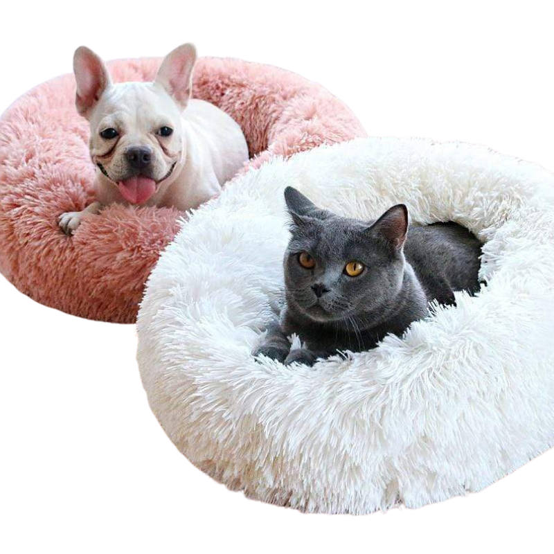 Lit Rond Ultra Doux Chien Chat
