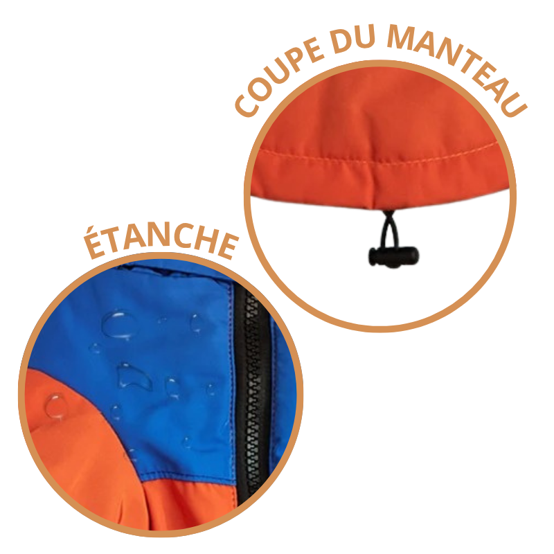 Manteau Imperméable et Coupe-Vent Pour Chien