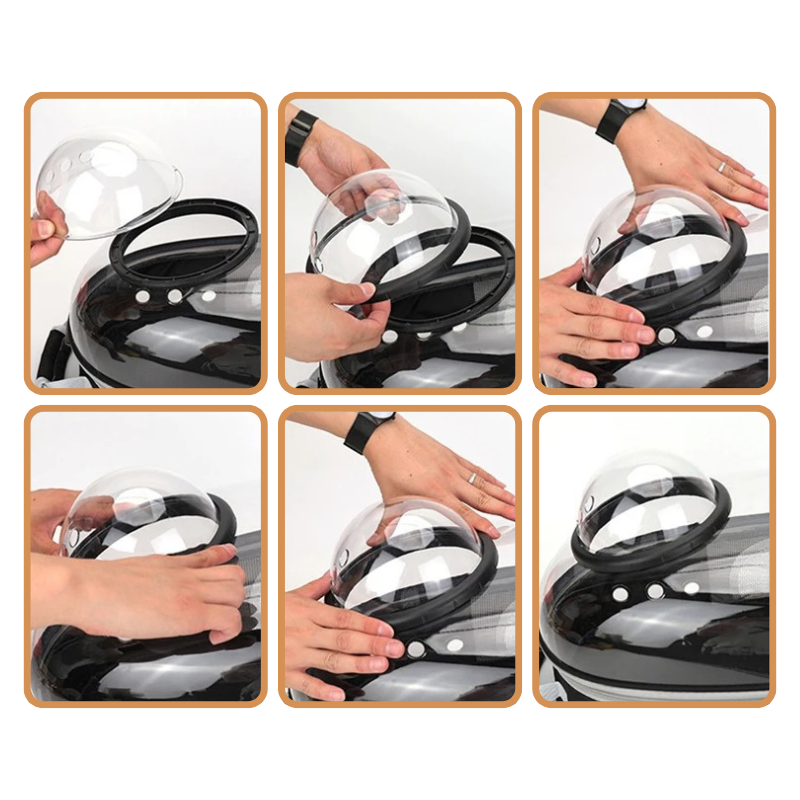 Sac à Dos Pour Chat Capsule Transparente