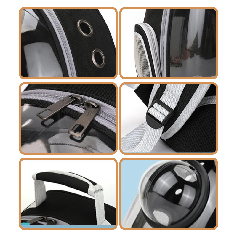 Sac à Dos Pour Chat Capsule Transparente