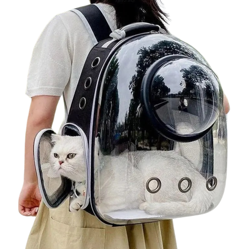 Sac à Dos Pour Chat Capsule Transparente