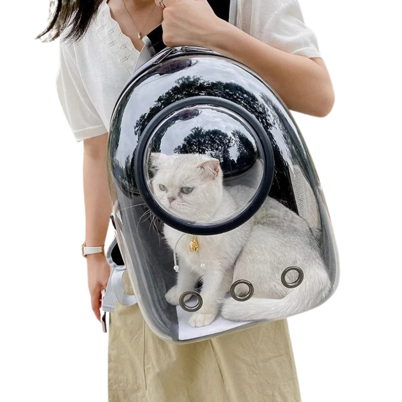 Sac à Dos Pour Chat Capsule Transparente