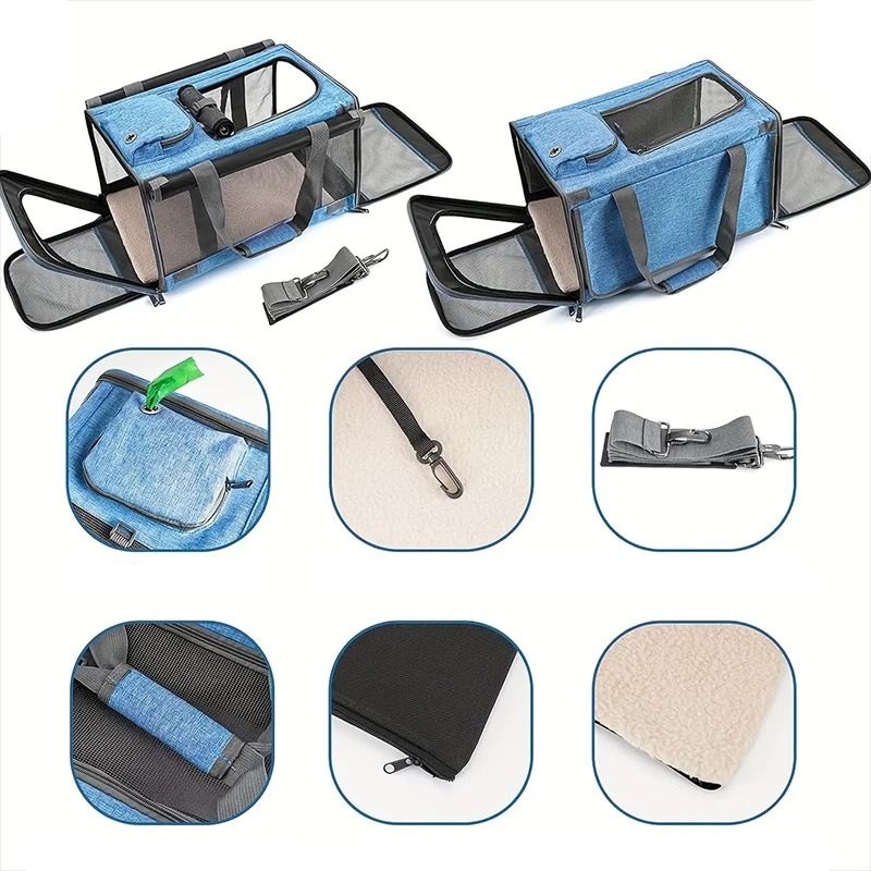 Sac de Transport Pliable Chat et Chien