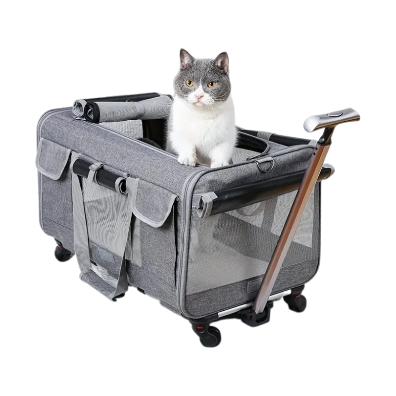 Sac de Transport à Roulettes pour Chien et Chats